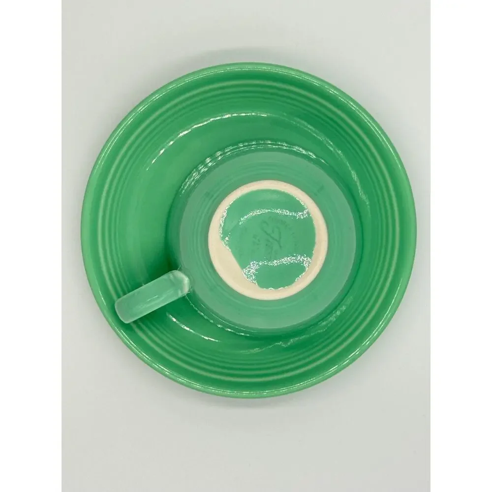Fiesta by Homer Laughlin Teacup and Saucer set - Retired Sea Mist Green